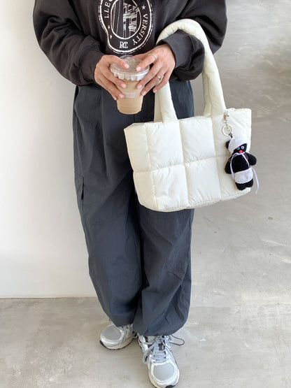 Borsa shopper trapuntata