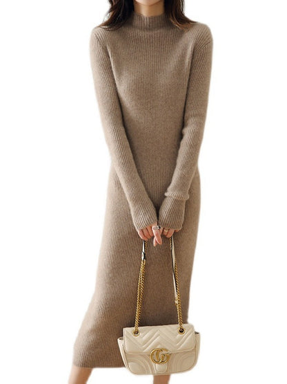 Abito in cashmere lungo