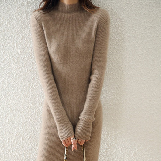 Abito in cashmere lungo