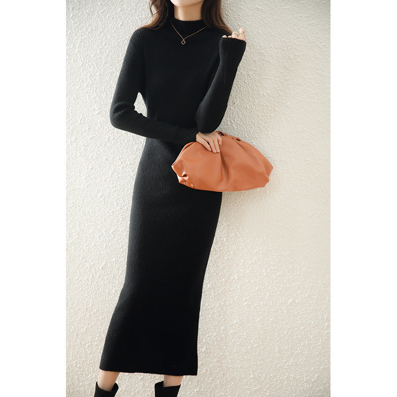 Abito in cashmere lungo