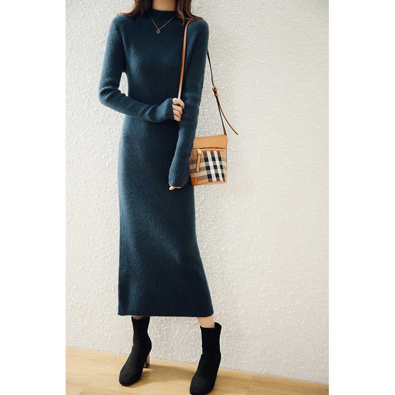 Abito in cashmere lungo