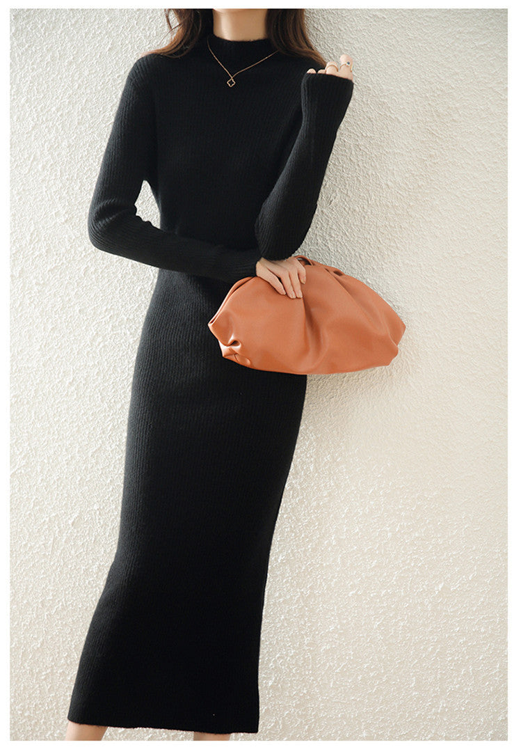 Abito in cashmere lungo