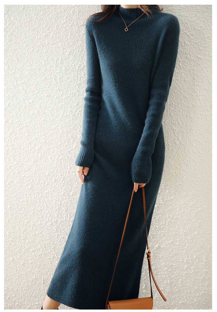 Abito in cashmere lungo